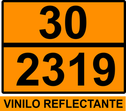 [PN005_30/2319] PANEL NARANJA 400X300 REFLECTANTE HOMOLOGADO -  TEXTO - 30/2319